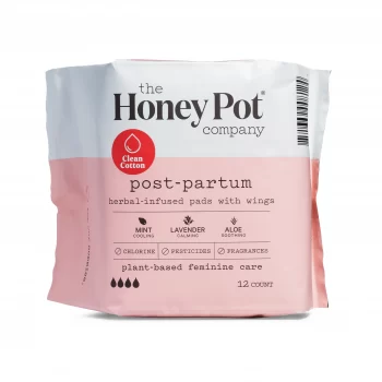 The Honey Pot Organic Cotton Postpartum Pads
