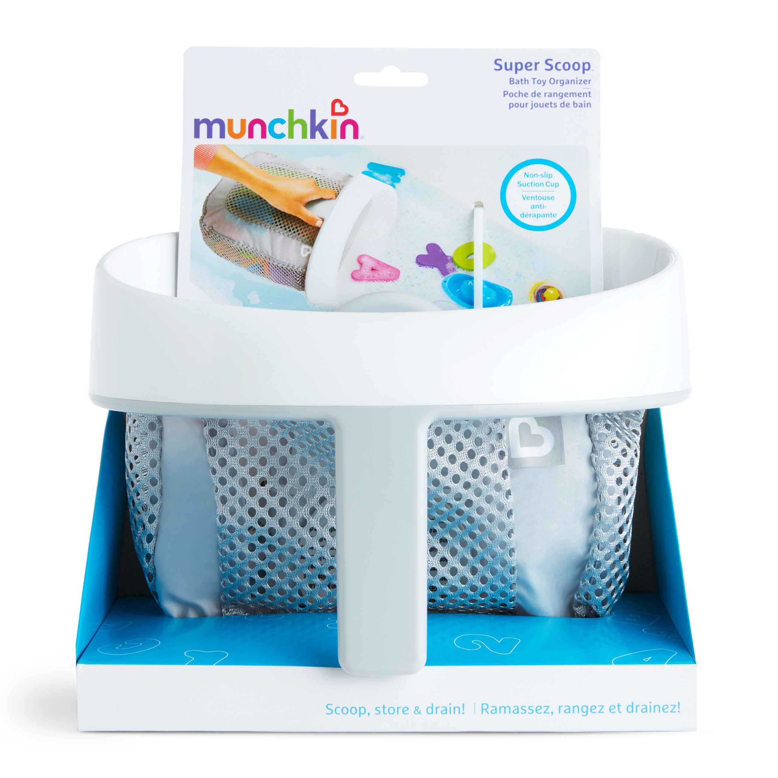 Munchkin Super Scoop Bath Toy Storage with Quick Dry Mesh - Image 8