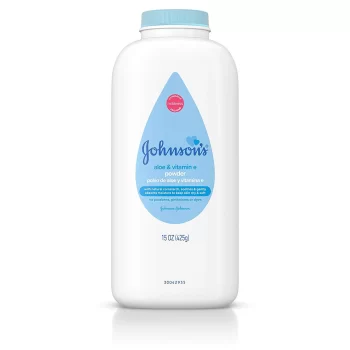 2 Pack Johnson's Pure Cornstarch Baby Powder Soothing Aloe & Vitamin E