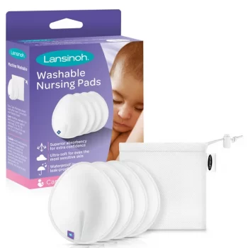 Lansinoh Reusable Nursing Pads for Breastfeeding Mothers