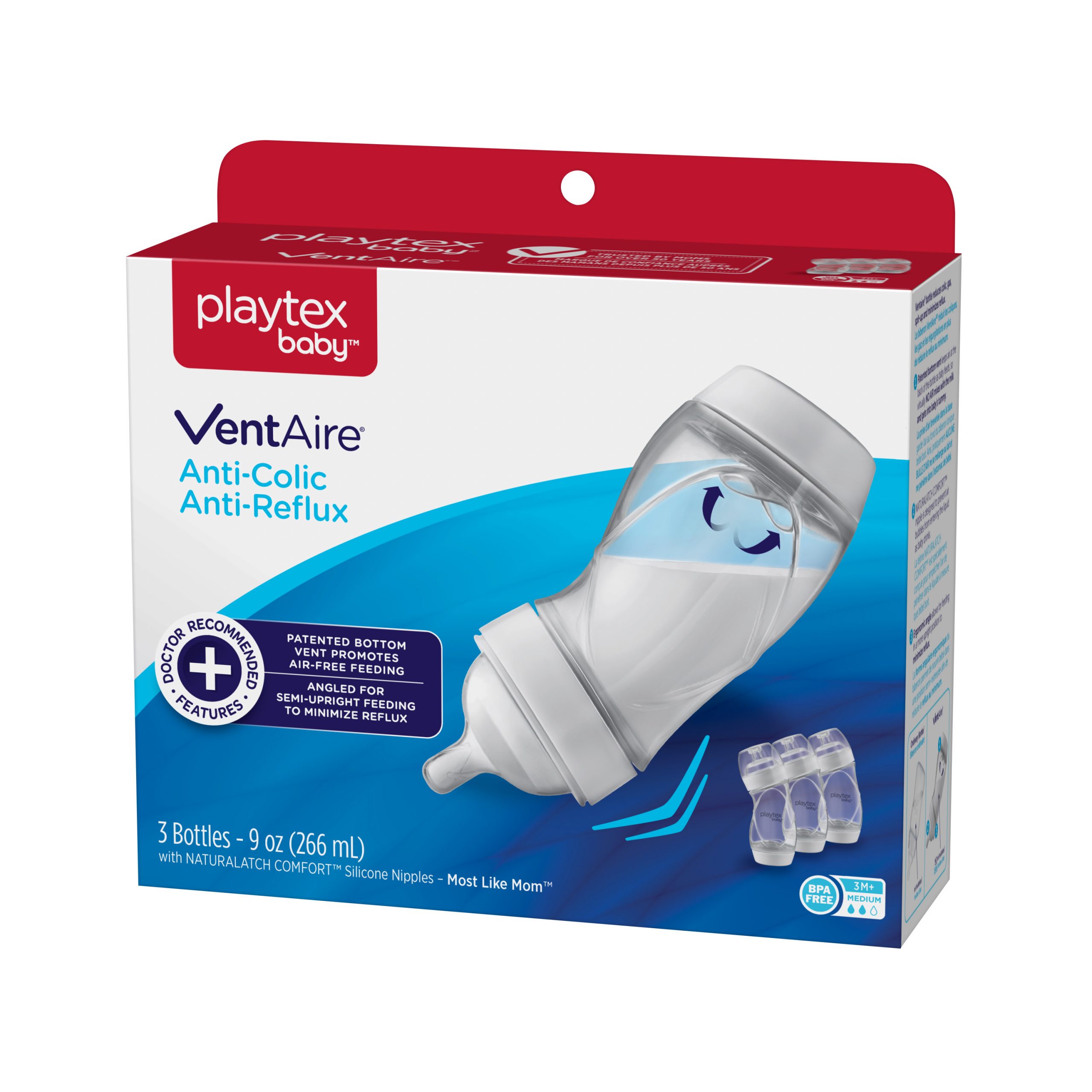 Playtex Baby VentAire Complete Tummy Comfort Baby Bottles - Image 6