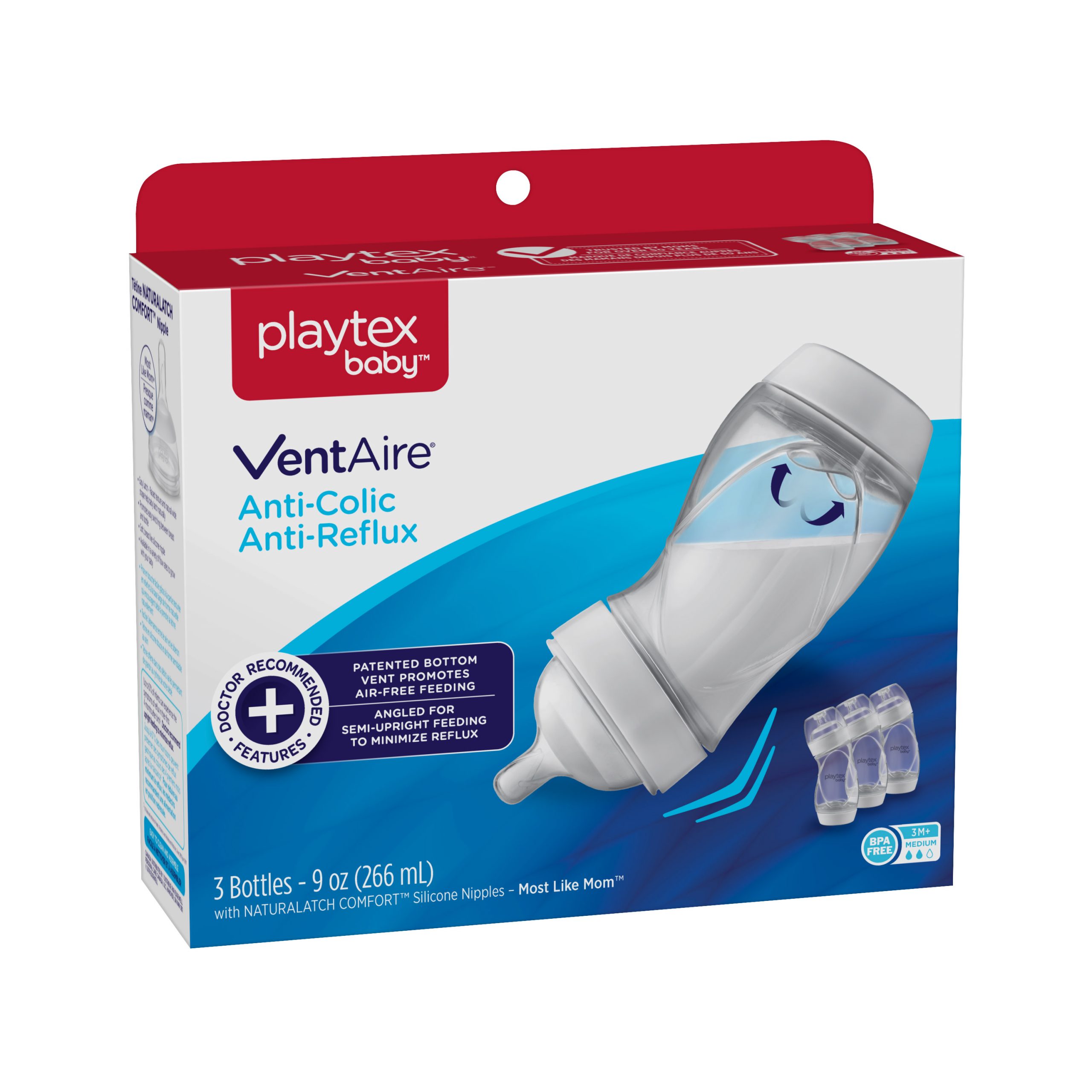 Playtex Baby VentAire Complete Tummy Comfort Baby Bottles - Image 5