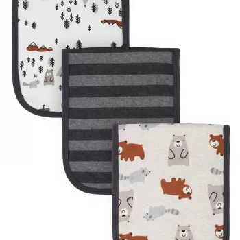 Gerber 3 Pack Unisex Cotton Burp Cloth