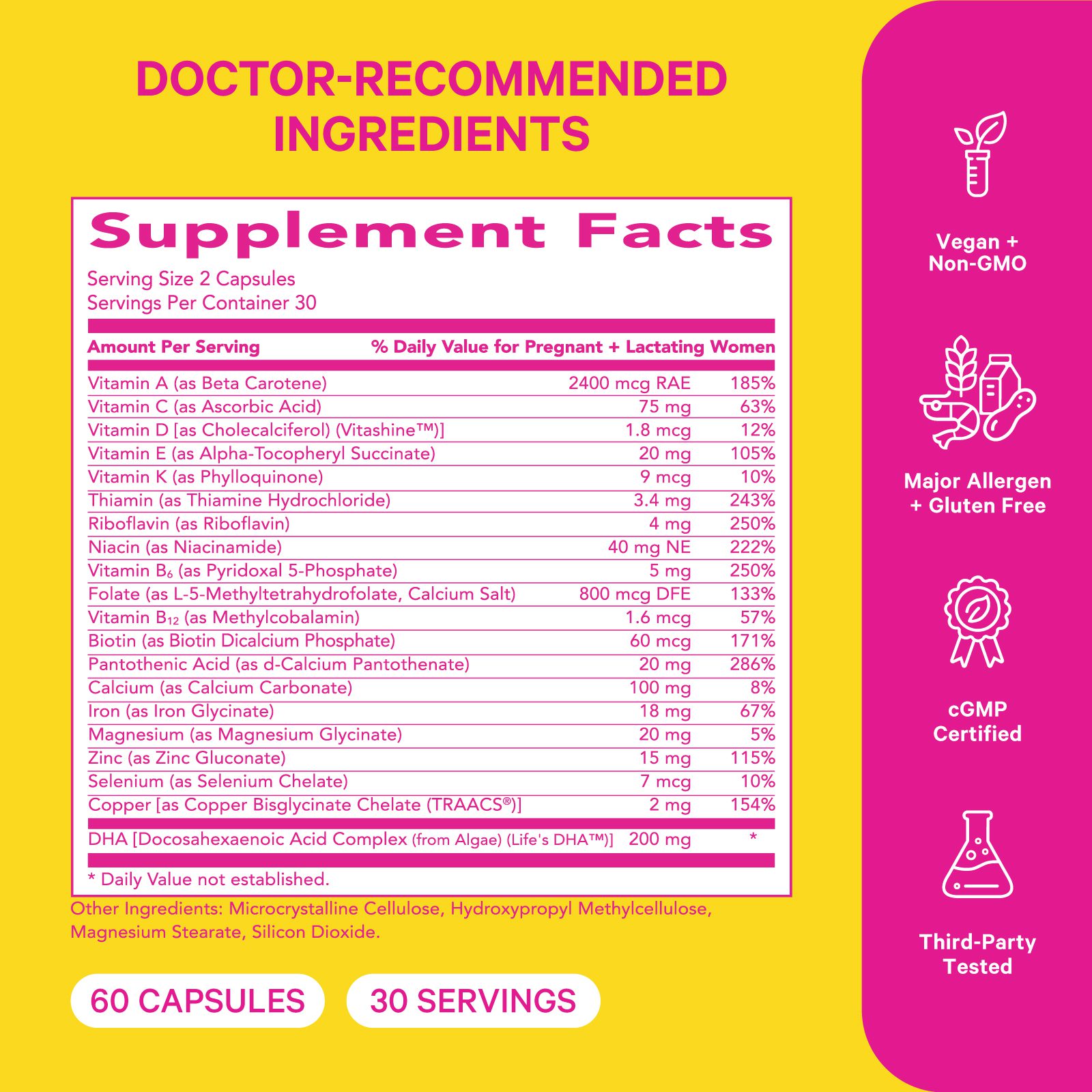 Pink Stork Total Postnatal Vitamins + DHA - Image 4