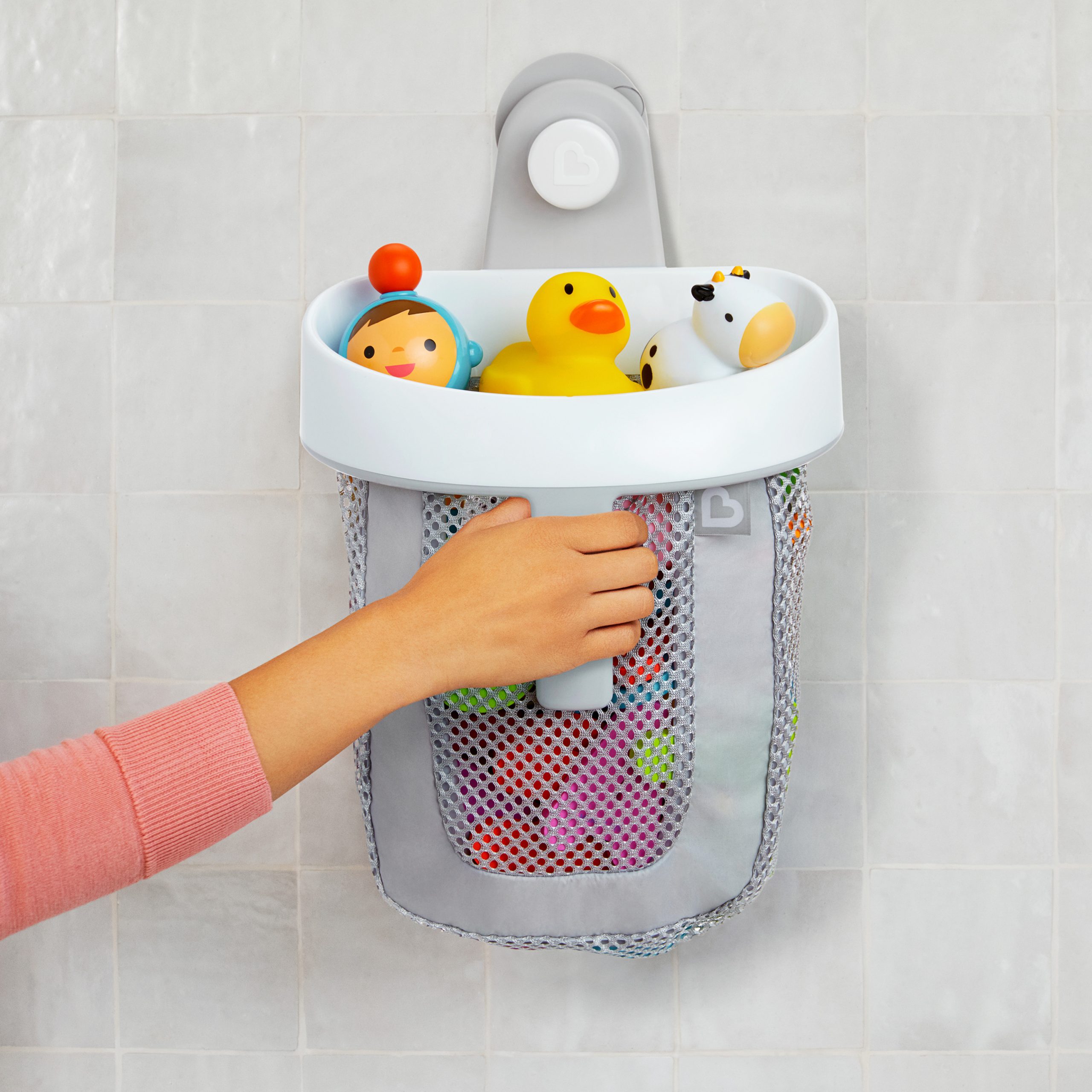 Munchkin Super Scoop Bath Toy Storage with Quick Dry Mesh - Image 4