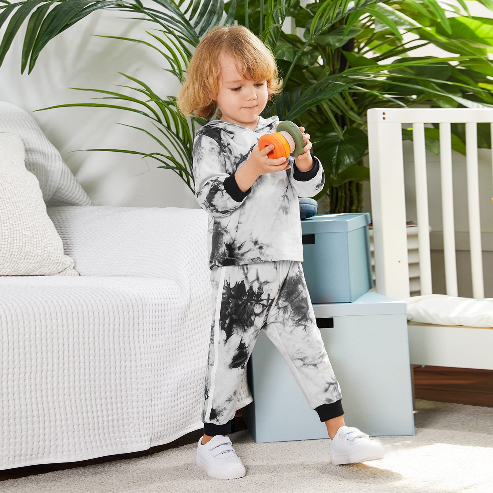 Bullpiano Toddler And Baby Boys Hoodie & Pants Set - Image 2