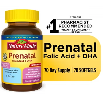 Nature Made Prenatal with Folic Acid + DHA