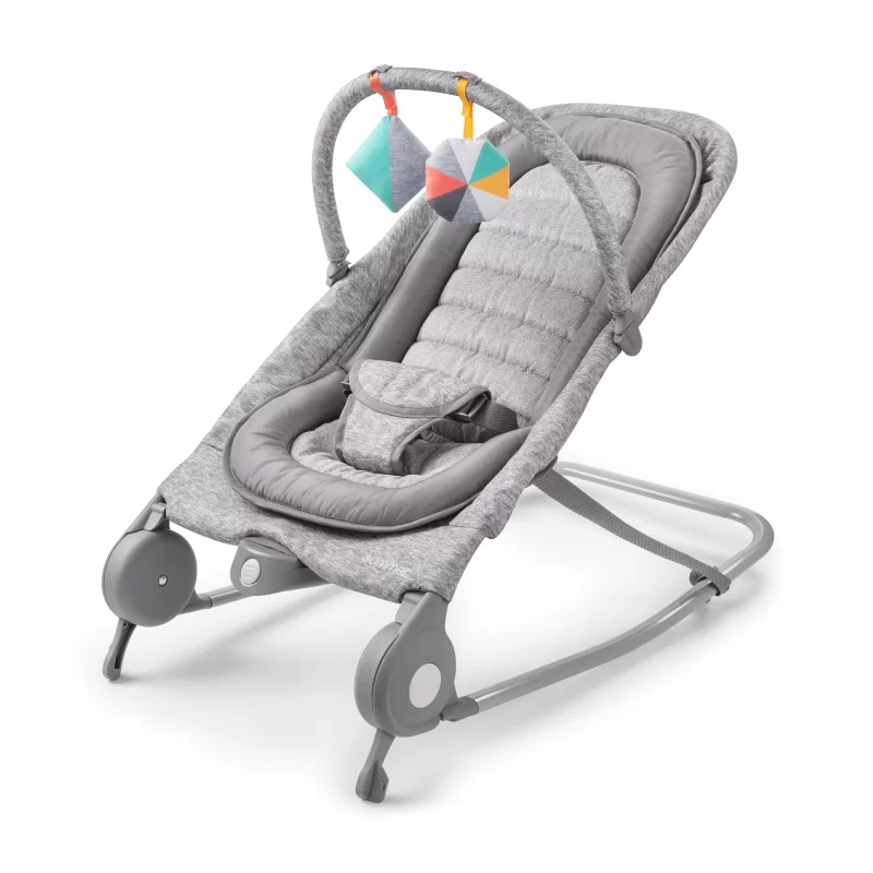 Summer Infant® 2-in-1 Bouncer & Rocker Duo (Light Gray Tweed)