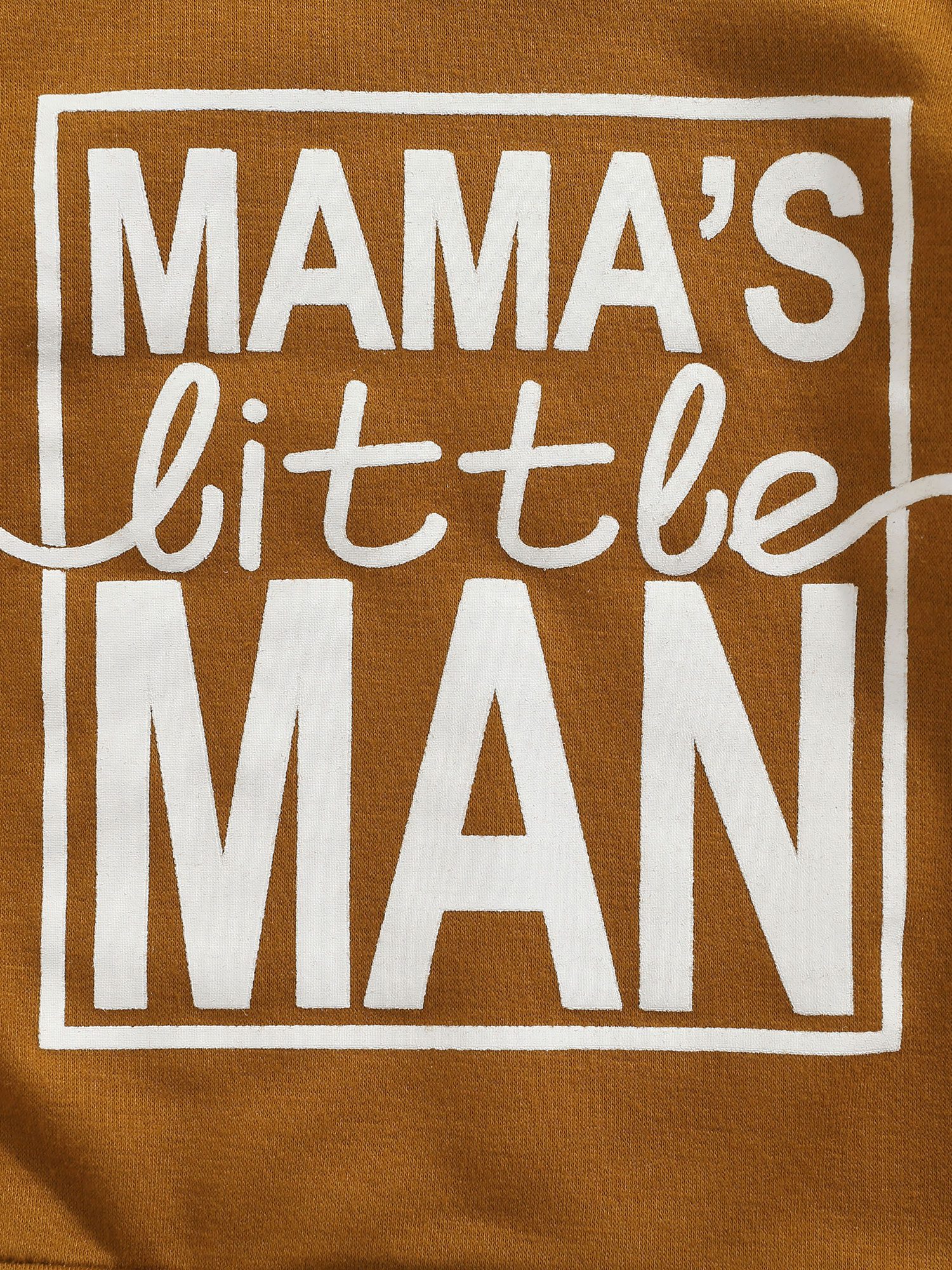 Ma&Baby Infant Baby Boy Pullover Top Mama's Little Man Sweatshirt - Image 6