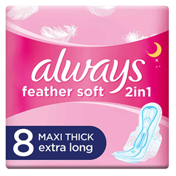 ALWAYS 2 in 1 Feather Soft Pads