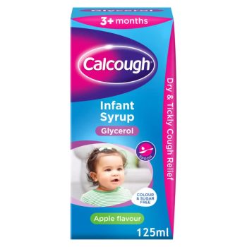 Calcough Infant Syrup Apple Flavour – 125ml