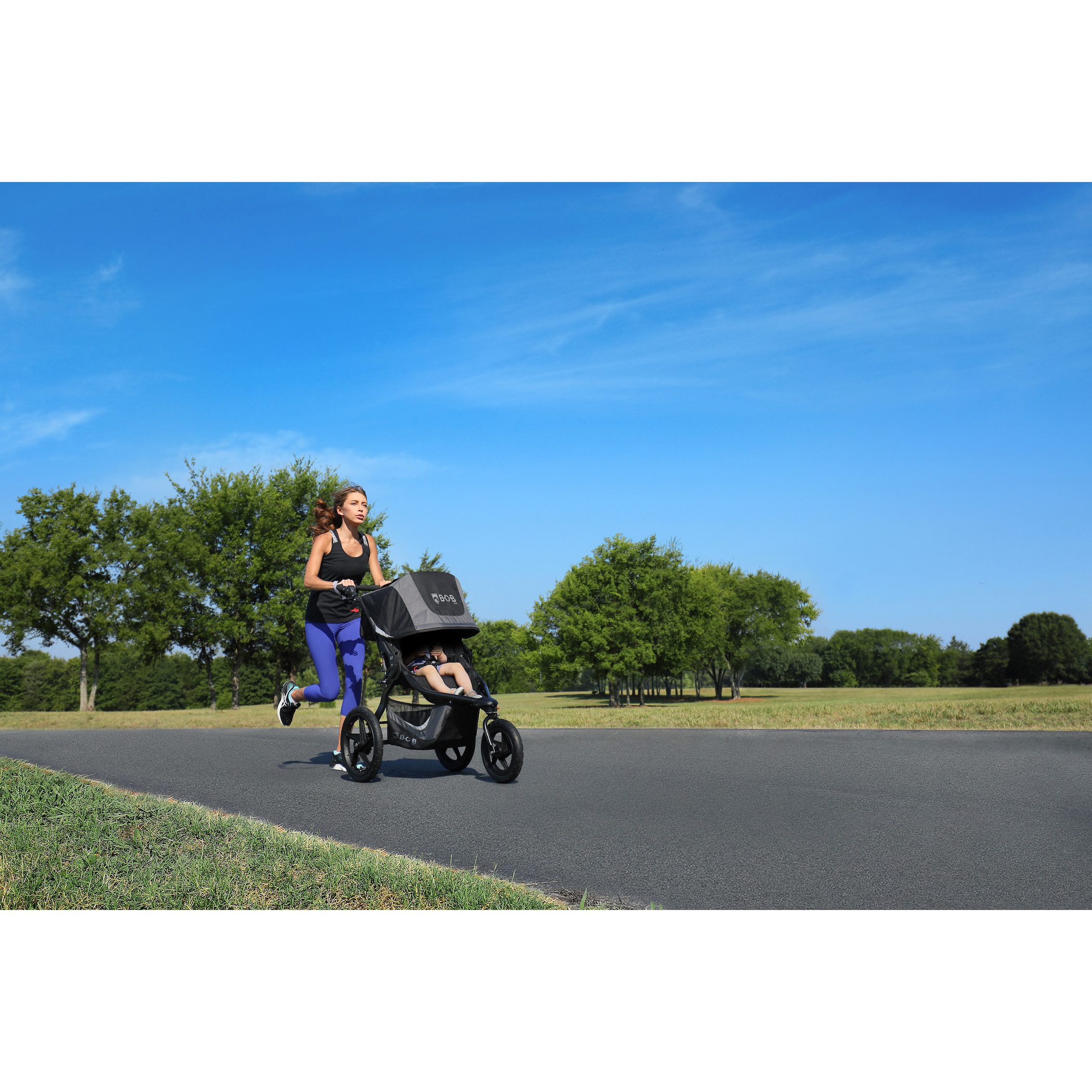 BOB Gear® Revolution® Flex 3.0 Jogging Stroller, Graphite Black - Image 7